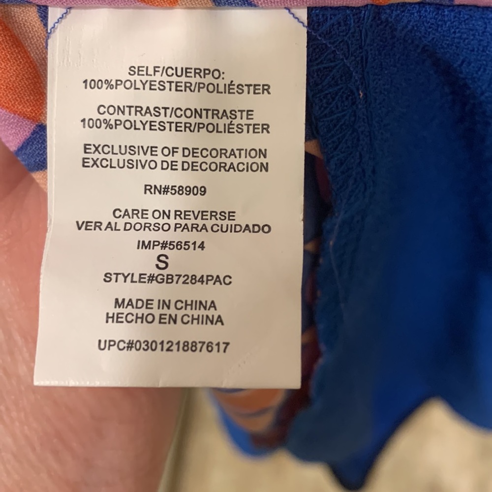 GB girls juniors size small pink, and orange and blue - Picture 7 of 7